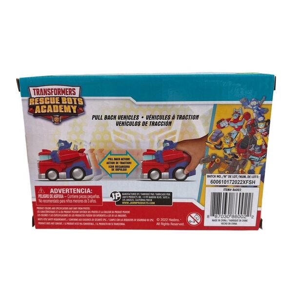 Nwt Transformer Rescue Bots Academy Pull Back Vehicles - Picture 2 of 2